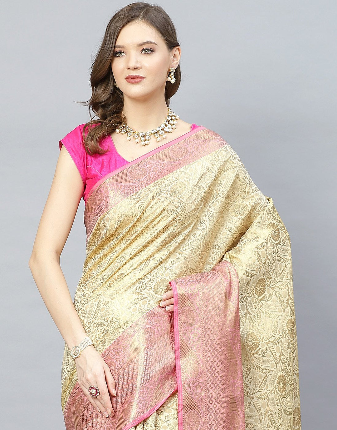 Cotton Chanderi Saree