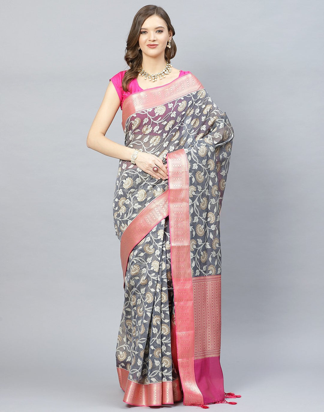 Woven Cotton Saree